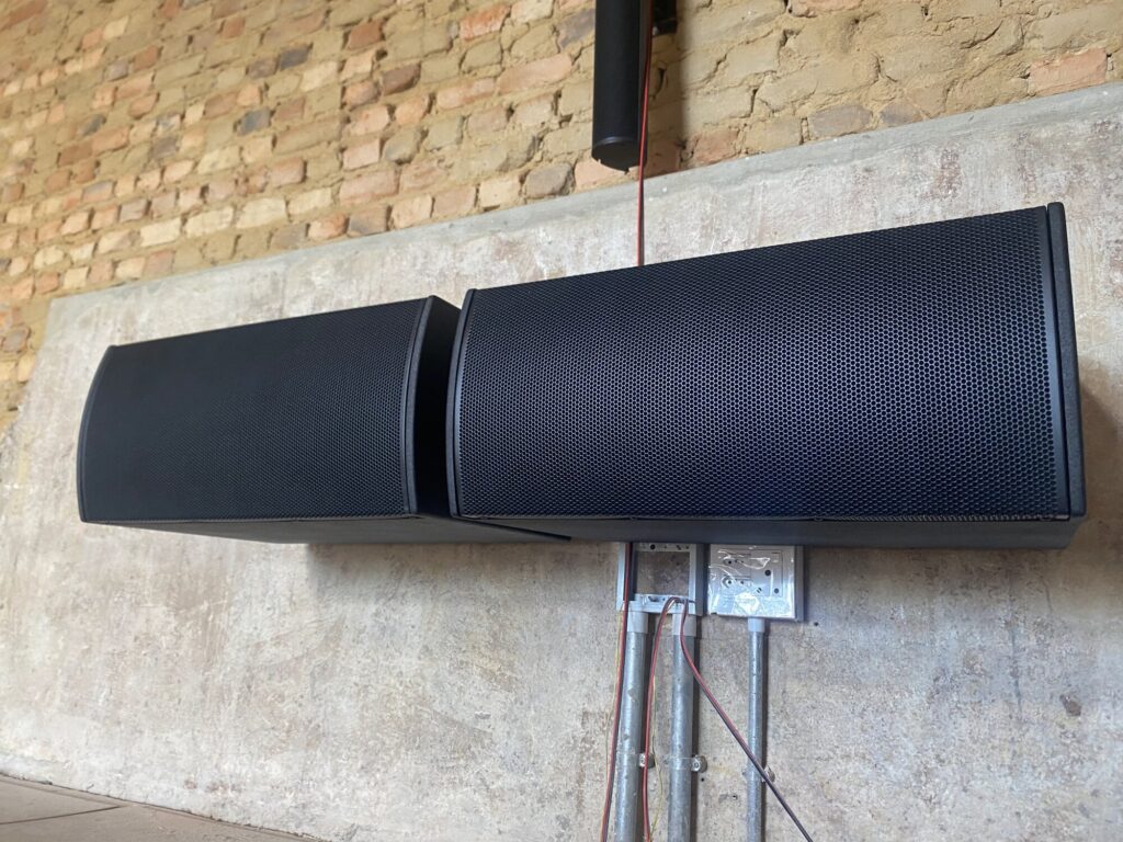 Church AV installation Stellenbosch — Bose PA system, stage lighting and LED screen by Yiva AV