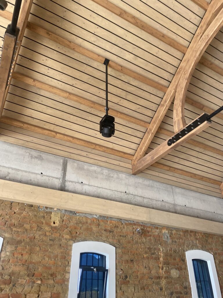 Church AV installation Stellenbosch — Bose PA system, stage lighting and LED screen by Yiva AV